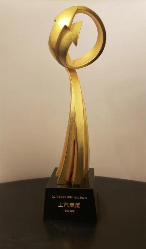 上汽連續(xù)三年蟬聯(lián)“中國十佳上市公司”